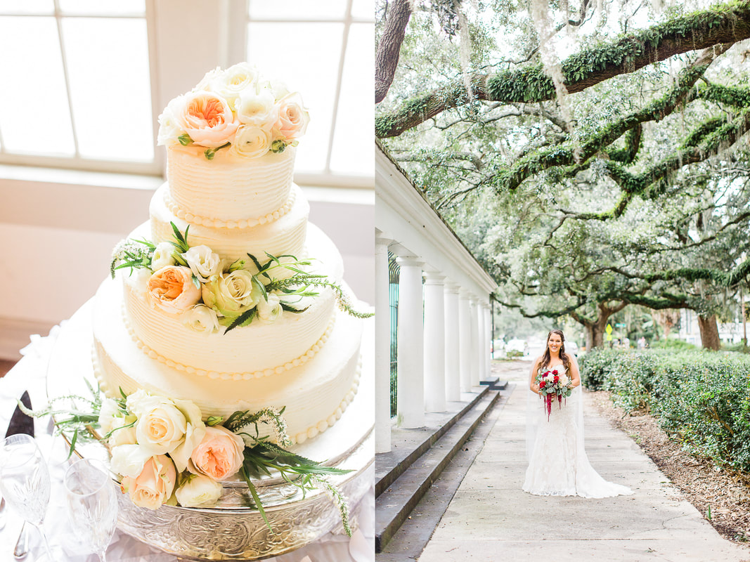 Bridal Photos in Forsyth Park in Savannah, GA